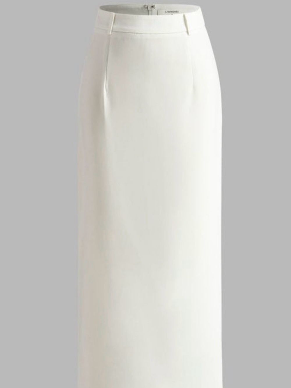 Commense White Maxi Pencil Skirt